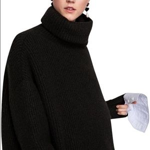 Zara Knit Oversized Roll Neck Sweater 